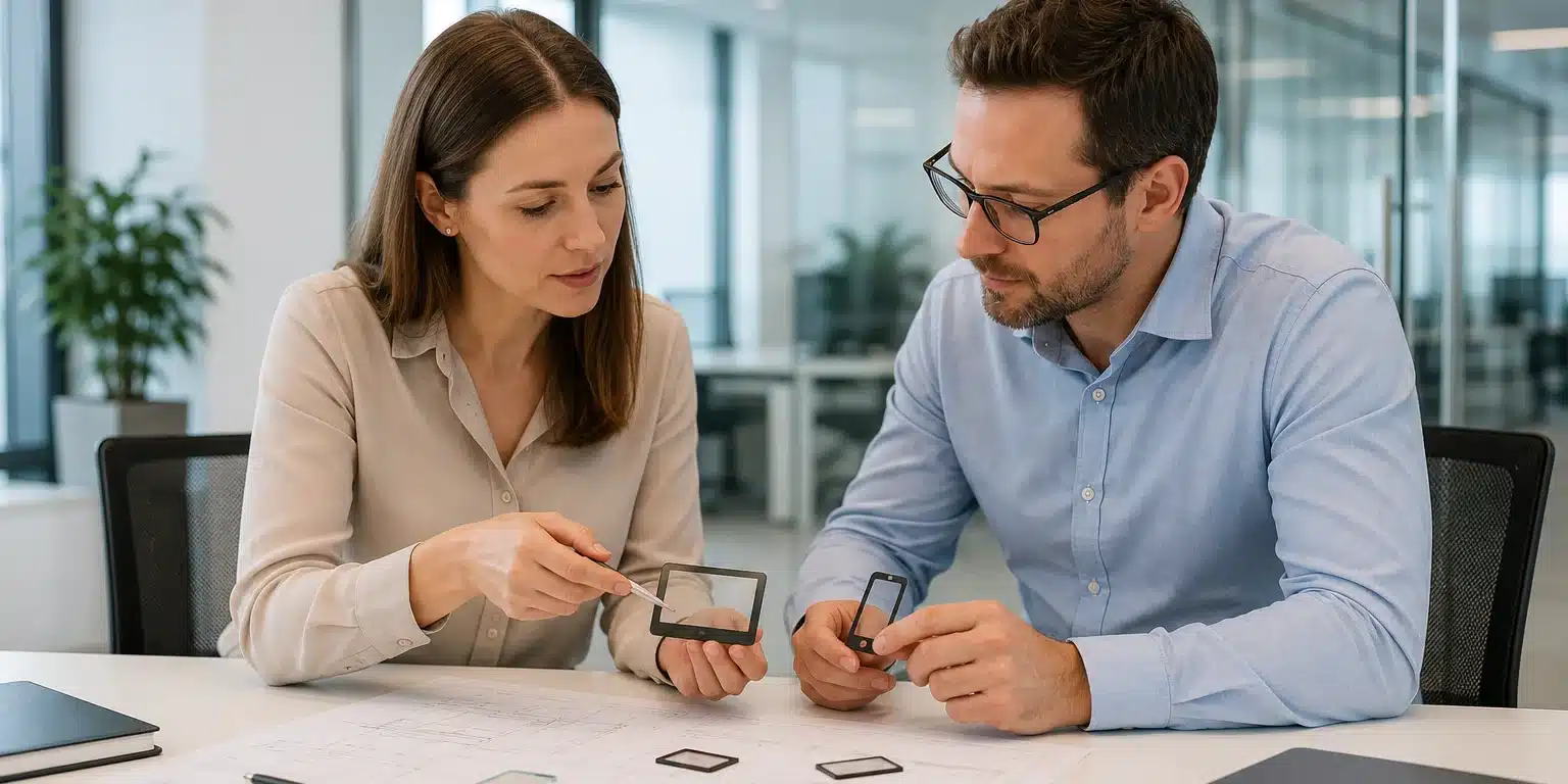 Coverglas-fuer-Bedieneinheiten Beratung zu Covergläsern für HMI-Bedieneinheiten