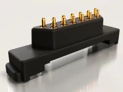 Federkontakt-Leiste mit präziser Kontaktführung