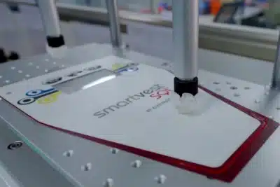 Abriebtest bei einer Folientastatur