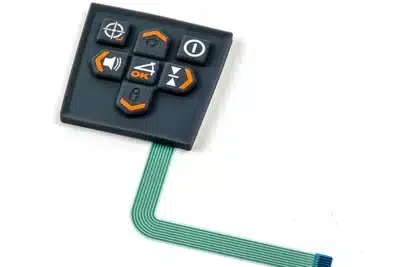 Folientastatur-mit-silikonoberfläche