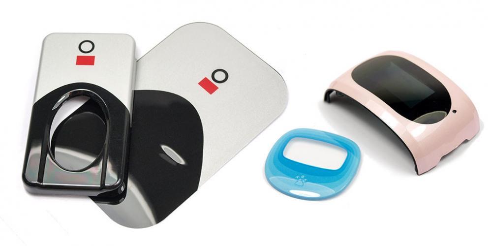 Formteile, Spritzgussteile aus Kunststoff mit IMD Technik