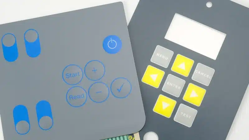 Folientastatur schlechter Kontrast schlechte Lesbarkeit