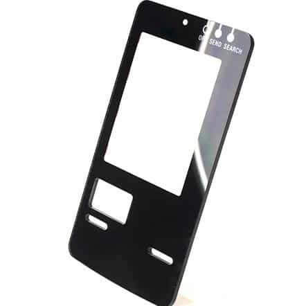 Chemically tempered glass for mobile tracking devices with high scratch and impact resistance