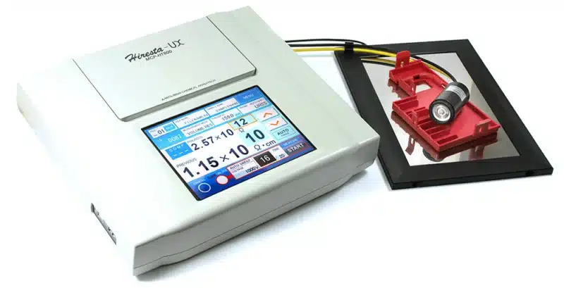 Hiresta UX Messgerät zur Messung von Oberflächenwiderstand und Volumenwiderstand