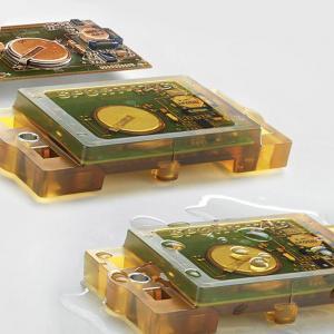 Platine mit Niederdruck Spritzguss Hotmelt Moulding