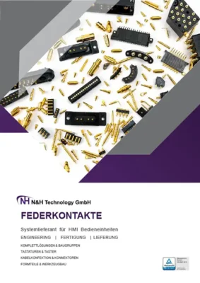 Katalog-Federkontakte-Pogo-Pins Katalog und technische Informationen zu Federkontakten