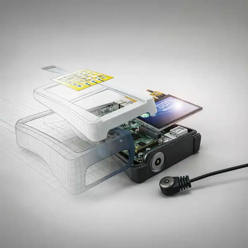 Konstruktive Auslegung eines Handheld-Kunststoffgehäuses im CAD-Modell