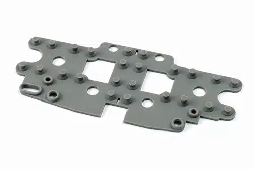Kontaktmatte aus Silikon für Automotive-Bedieneinheiten mit integrierten Schaltkontakten