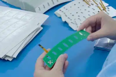 Montage einer Folientastatur