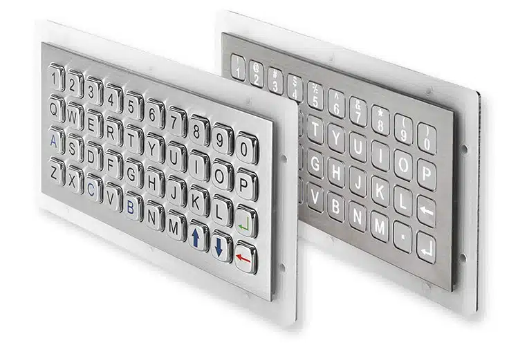 NHKT-191 Miniaturtastaturen aus Edelstahl