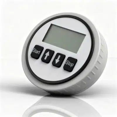 Rundes Kunststoffgehäuse mit integrierter Silikonschaltmatte für HMI Bedieneinheiten