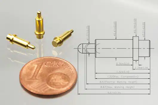 Miniatur Federkontakt SVPC-P-P5650FH05 mit 15A