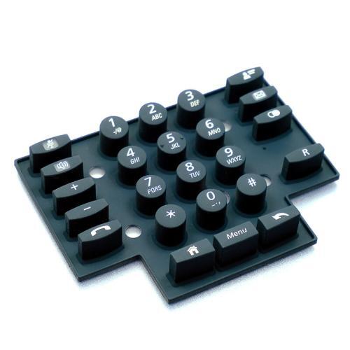 Silicone keypads for a phone
