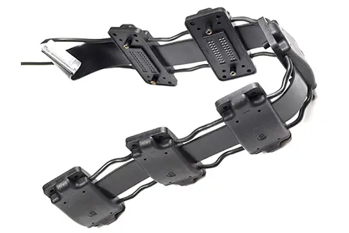 Kabelbaumgruppe mit Sondersteckern als Motorkabel für industrielle Anwendungen