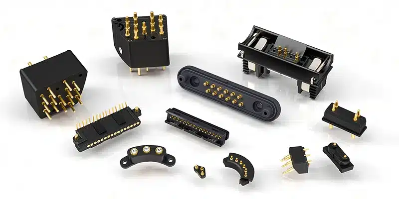 Stecker-mit-Federkontakten