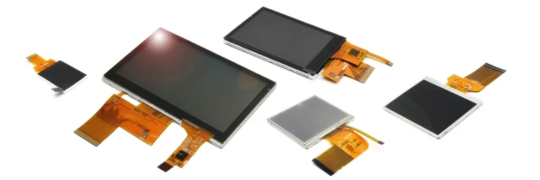 TFT Displays für HMI Anwendungen mit Touch-Funktion und flexiblen Anschlussmöglichkeiten für elektronische Geräte