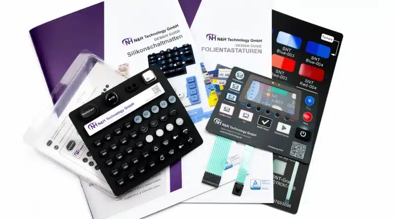 Tastaturen-Musterset-von-NH-Technology Musterset von Folientastaturen und Silikonschaltmatten von N&H Technology