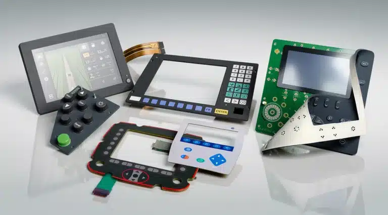 Kundenspezifische HMI-Bedieneinheiten mit Touchscreens, Folientastaturen und kapazitiven Bedienfeldern für industrielle Anwendungen