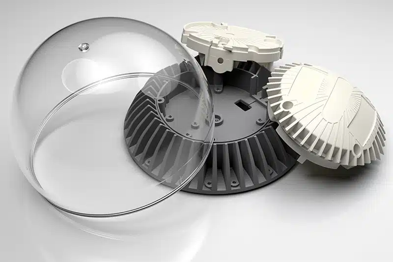 Transparente Kunststoffteile und Spritzgusskomponenten für optische Anwendungen