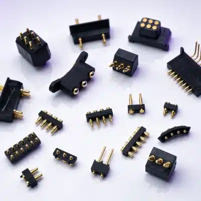 Federkontakte und Federkontaktstecker in verschiedenen Bauformen