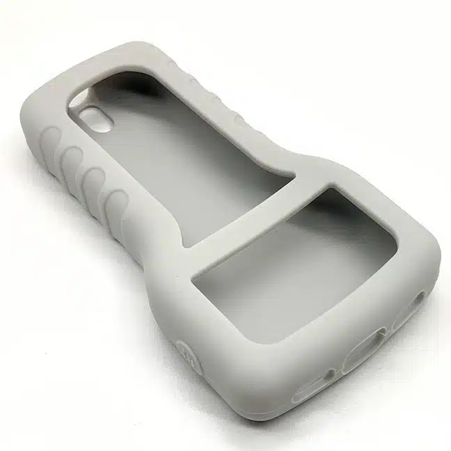 Silikonschutzhülle für Handgeräte mit integrierten Bedienelementen