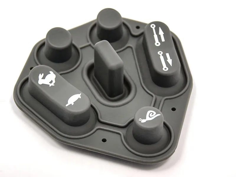 Silikonschaltmatte mit komplexer 3D-Geometrie