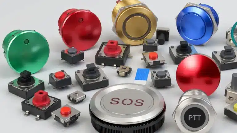 Kundenspezifische Taster und Schalter für industrielle HMI-Bedieneinheiten